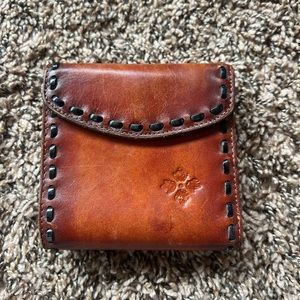 Patricia Nash Brown Leather Wallet